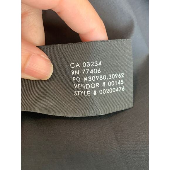 Club Monaco black 3/4 sleeves hidden buttons mini dress size 2 - Picture 5 of 11